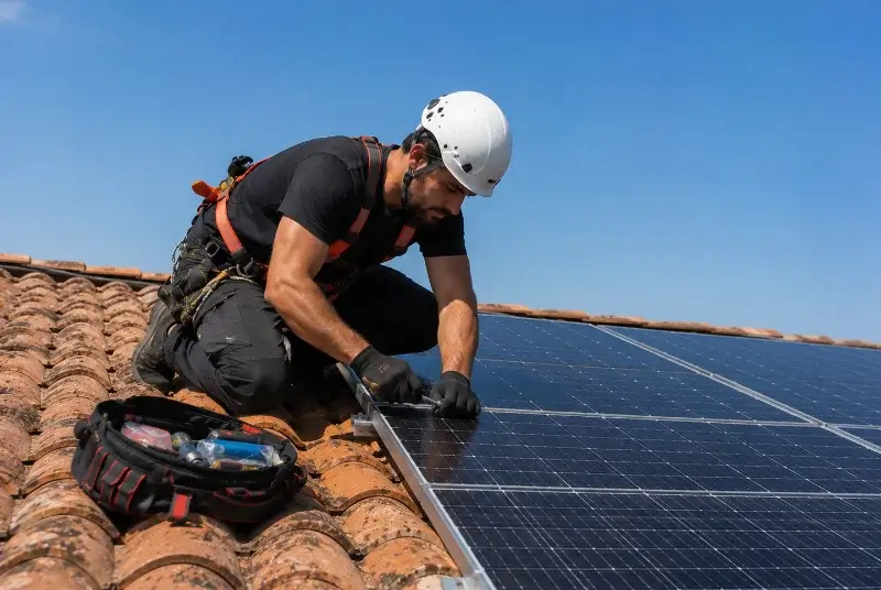 Maintenance et monitoring de panneaux solaires à Grillon