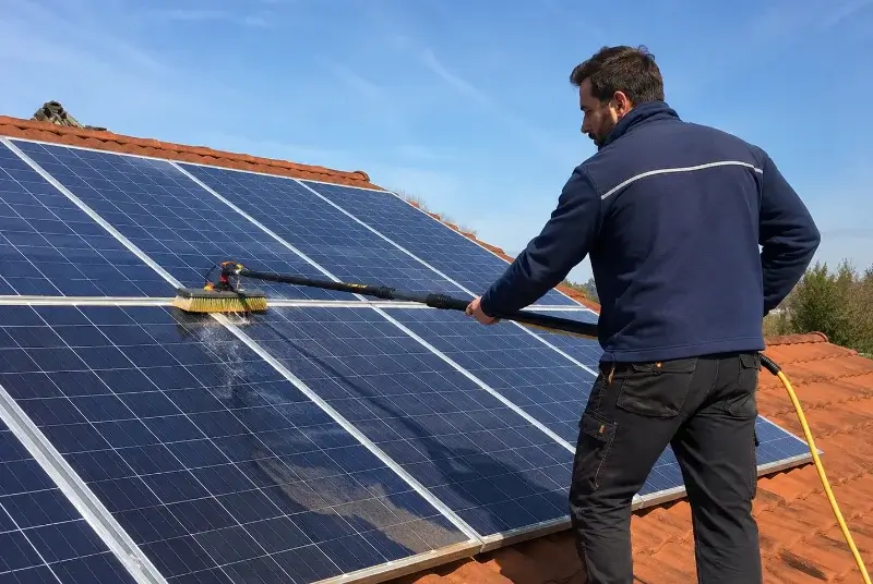 Nettoyage et entretien de panneaux solaires à Grillon