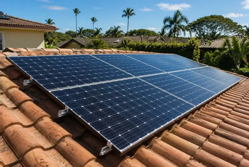 Installation de panneaux solaires à Grillon